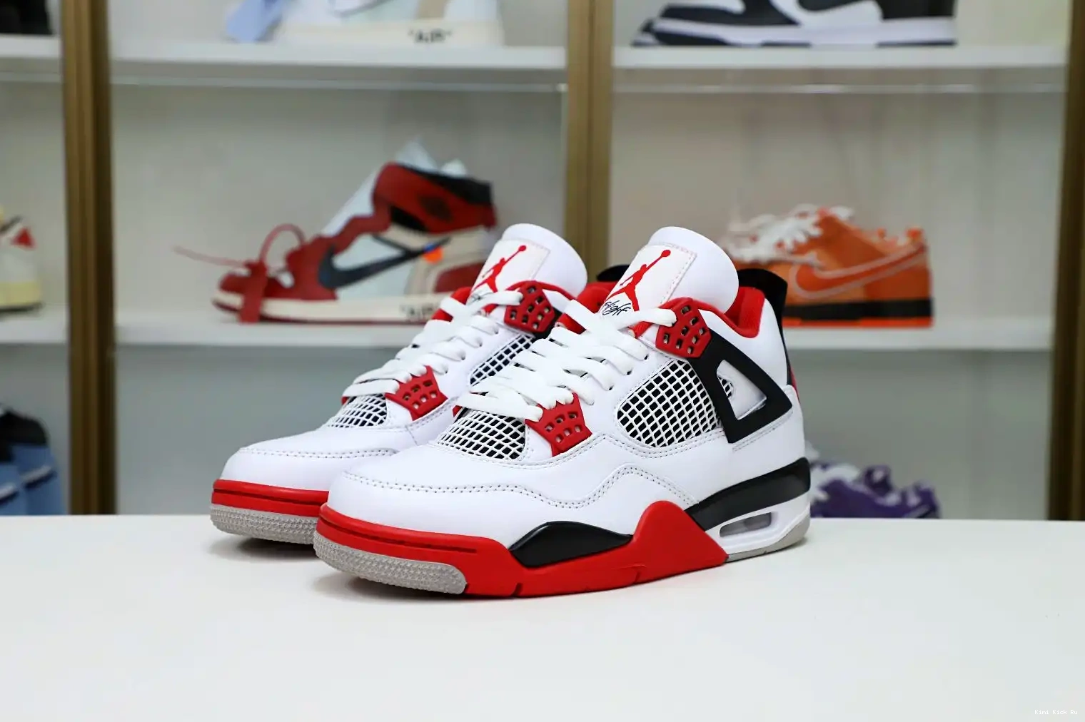2012 'FIRE RED' AIR Kimikick JORDAN 4 RETRO 0804